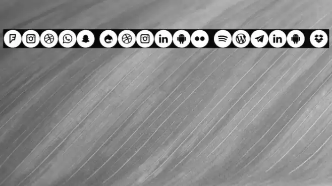 Icons Social Media 4 Font examples