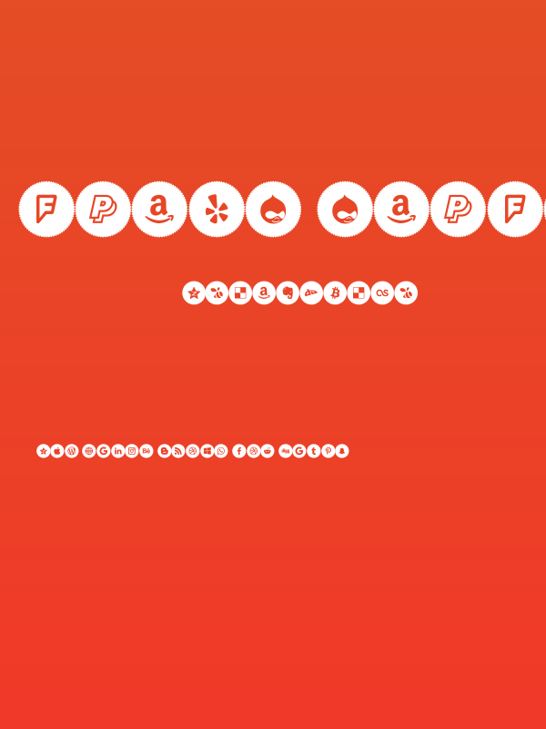 Icons Social Media 4 Poster