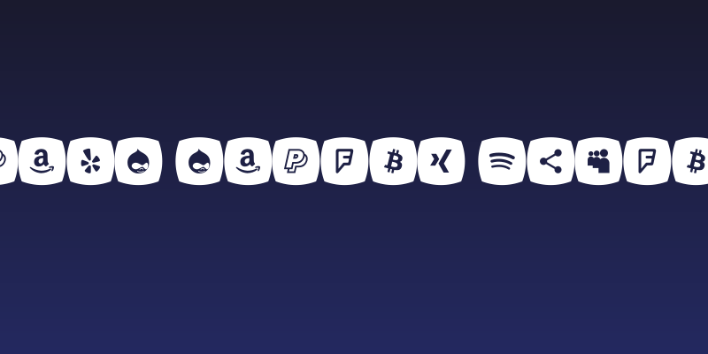 Icons Social Media 5 Social Header