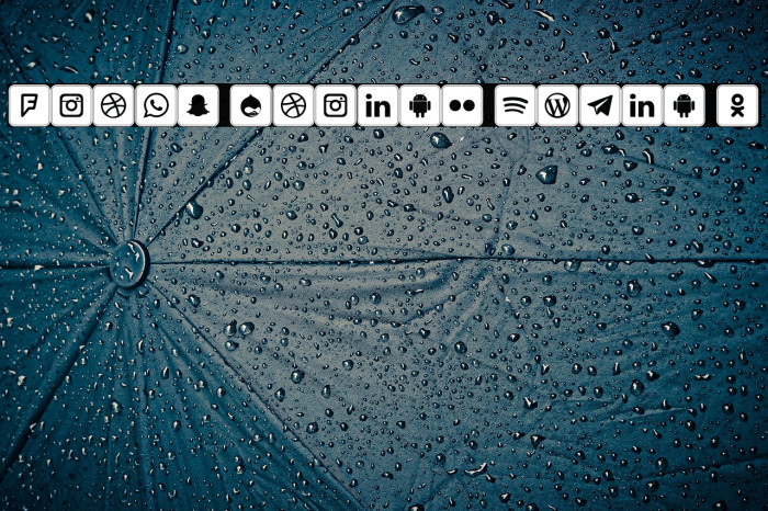 Icons Social Media 7 Example 1