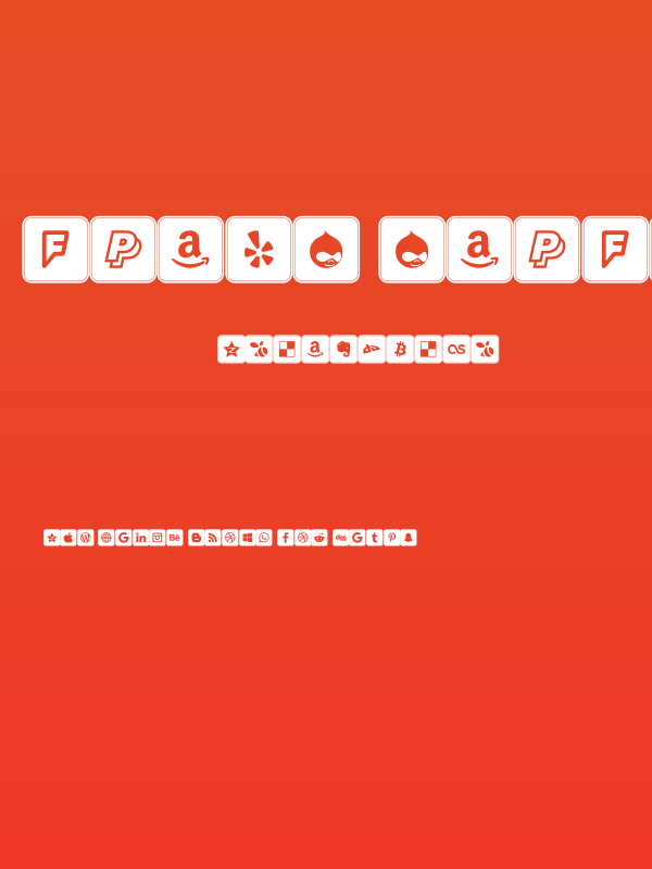 Icons Social Media 7 Poster