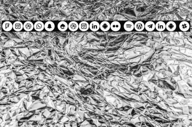 Icons Social Media 8 Font examples