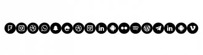 Icons Social Media 9 