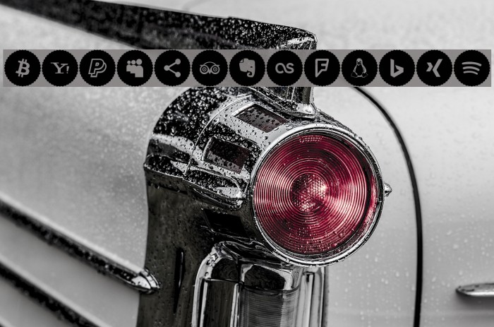 Icons Social Media 9 Font examples