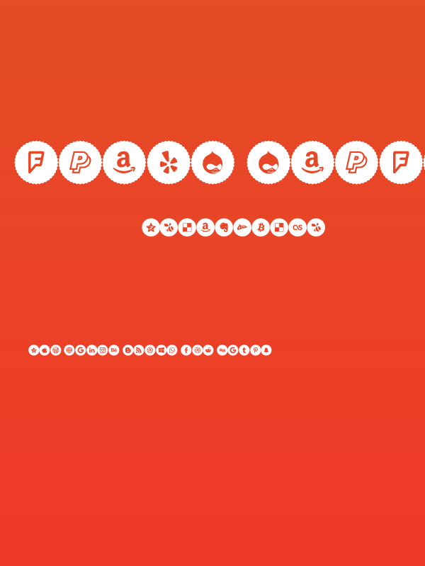 Icons Social Media 9 Poster