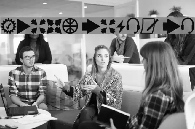 Icons South St Font examples