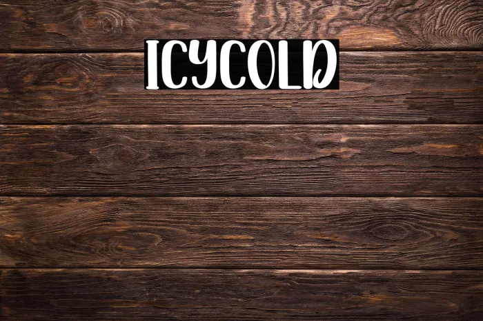Icy Cold Example 3