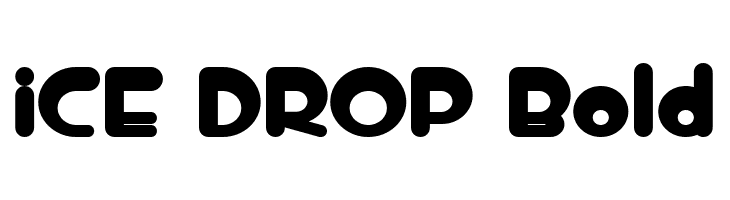 iCE DROP Bold  免费字体下载