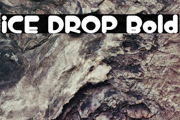 iCE DROP Bold Example 1
