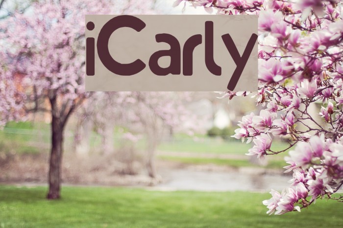 iCarly Font examples