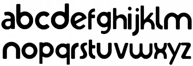 iCarly फ़ॉन्ट लोअरकेस