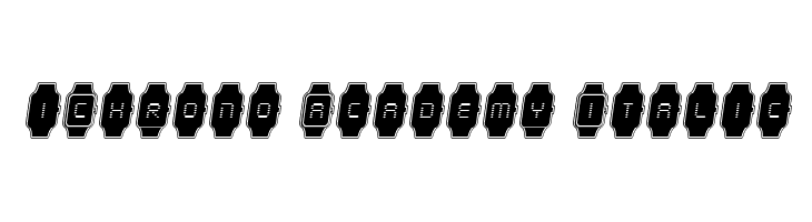 iChrono Academy Italic  Free Fonts Download