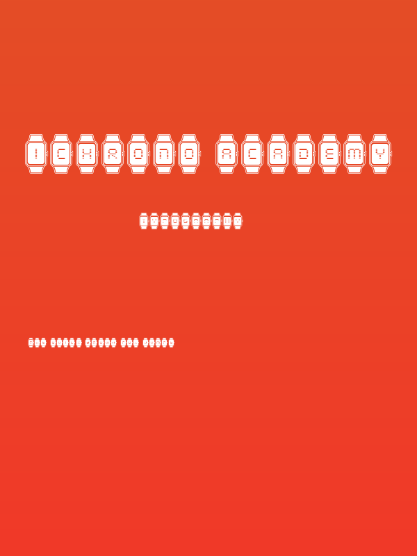 iChrono Academy Poster