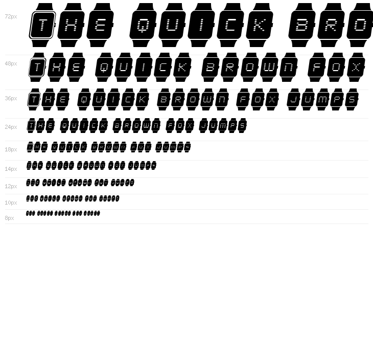 iChrono Italic Waterfall
