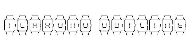 iChrono Outline  免费字体下载