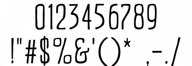 iCiel Altus Serif Font OTHER CHARS