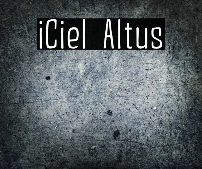 iCiel Altus Example 1