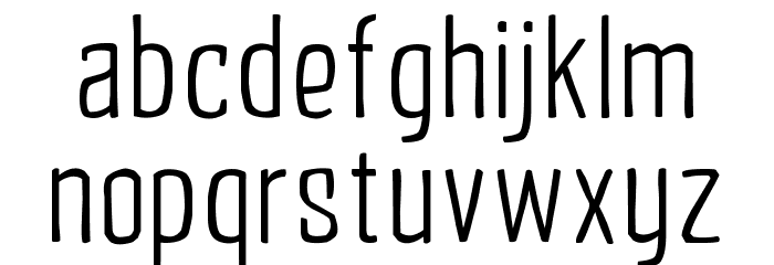 iCiel Altus Font LOWERCASE