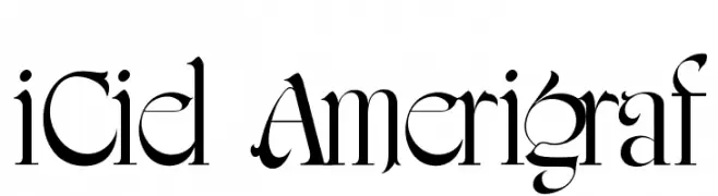 iCiel Amerigraf  Fuentes Gratis Descargar