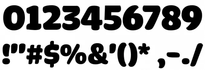 iCiel Cadena Font OTHER CHARS