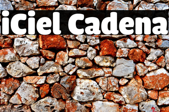 iCiel Cadena Font examples