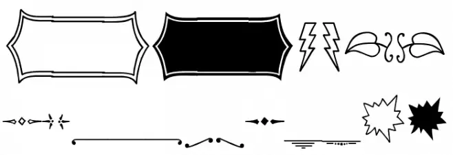 iCiel Finch Ornaments Font OTHER CHARS