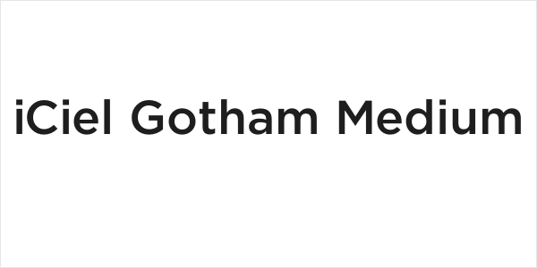 iCiel Gotham Medium Logo