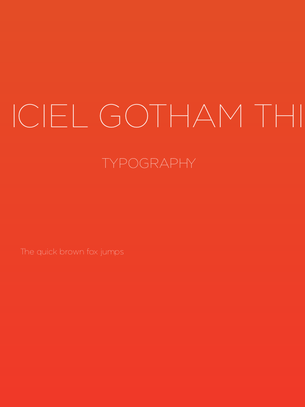 iCiel Gotham Thin Poster