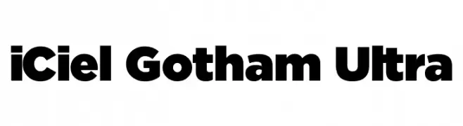 iCiel Gotham Ultra  baixar fontes gratis