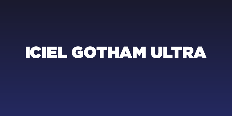 iCiel Gotham Ultra Social Header