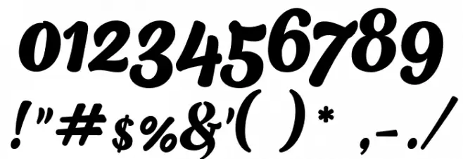 iCiel Nabila フォント その他の文字