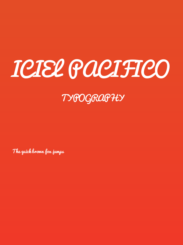 iCiel Pacifico Poster