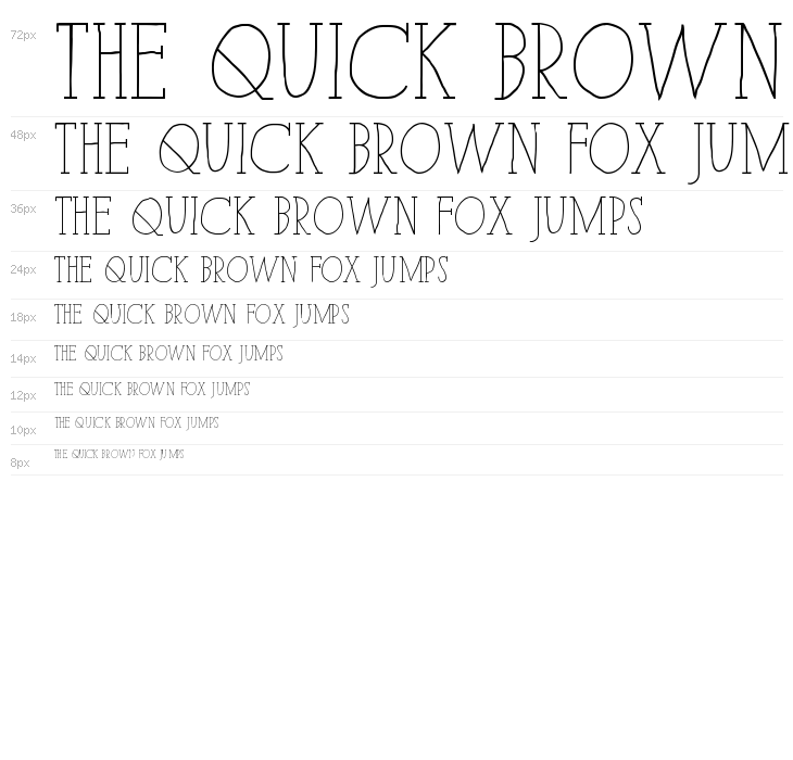 iCiel Paris Serif Bold Waterfall