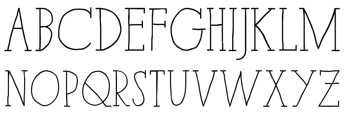 iCiel Paris Serif Bold Font LOWERCASE