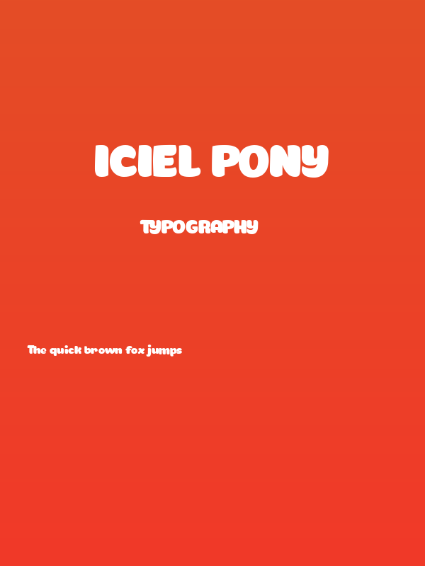 iCiel Pony Poster