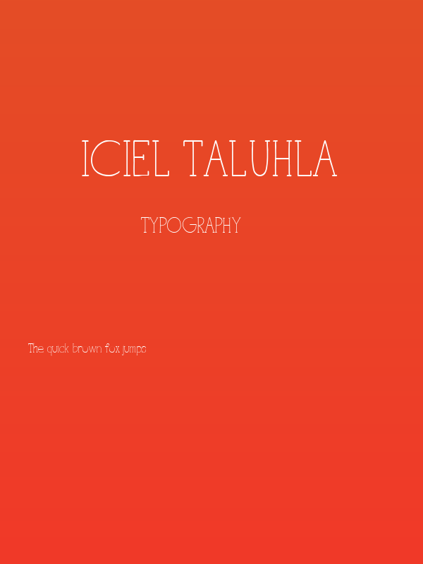 iCiel TALUHLA Poster