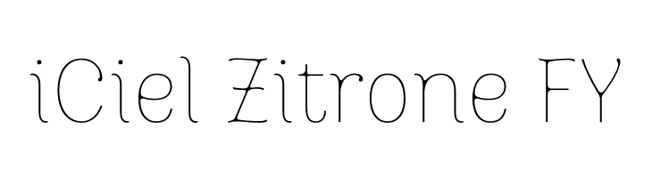 iCiel Zitrone FY  لخطوط تنزيل