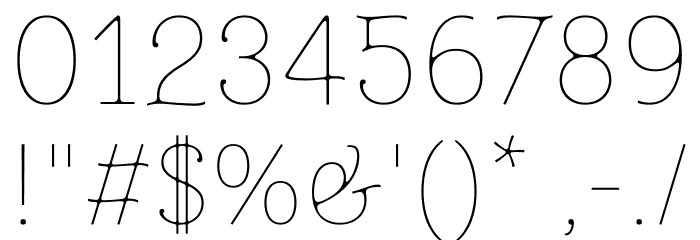 iCiel Zitrone FY Font OTHER CHARS