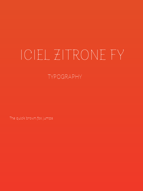 iCiel Zitrone FY Poster