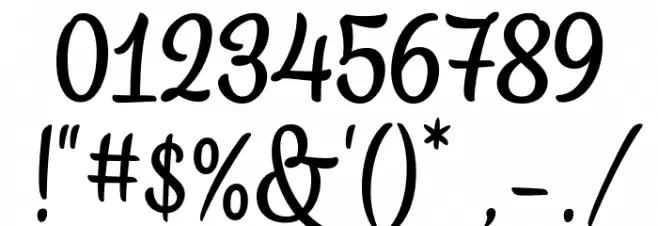 iCielAlina Font OTHER CHARS