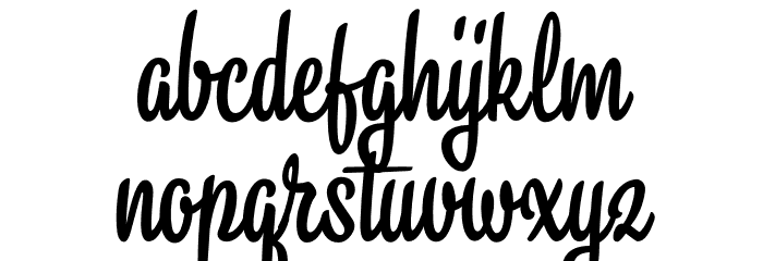 iCielAlina Font LOWERCASE