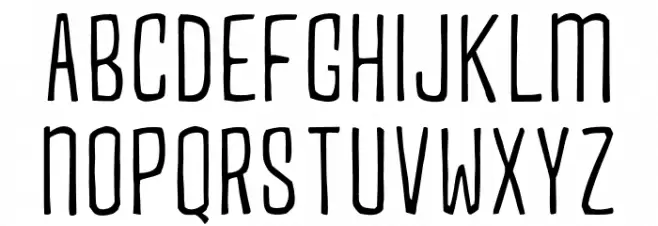 iCielAltus フォント 大文字