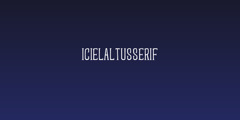iCielAltusSerif Social Header