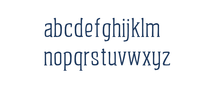 iCielAltusSerif Lowercase