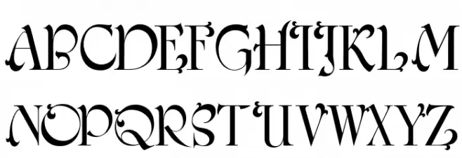 iCielAmerigraf Schriftart Groß