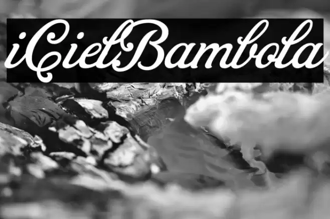 iCielBambola Font examples