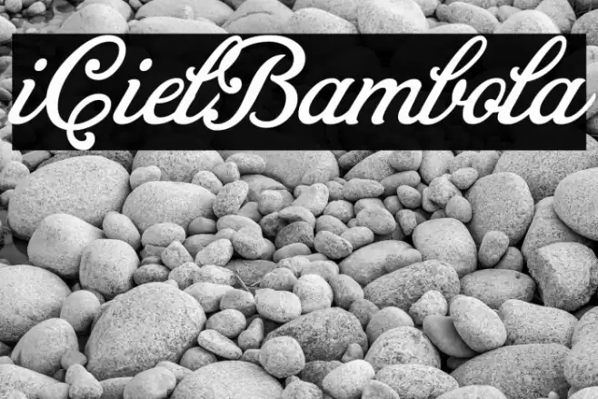 iCielBambola Font examples