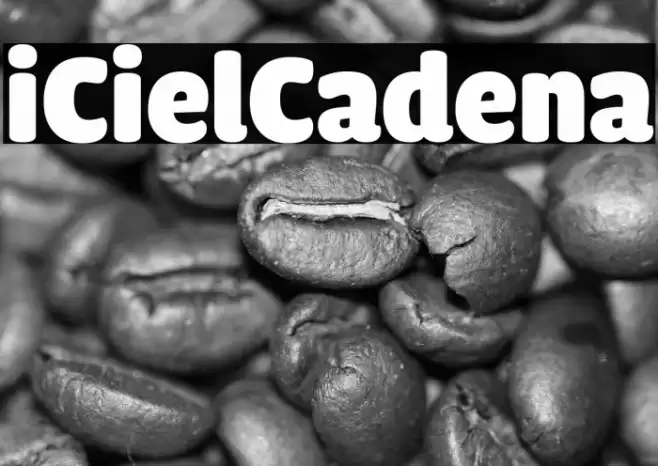 iCielCadena Font examples