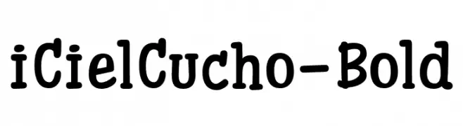 iCielCucho-Bold  Descarca Fonturi Gratis