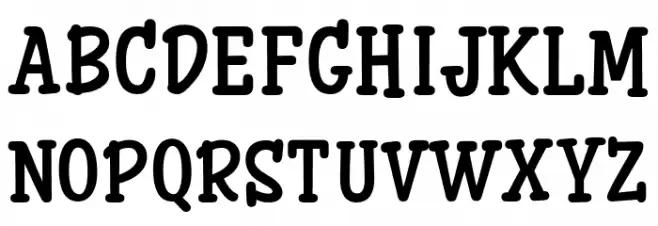 iCielCucho-Bold Font Litere mari